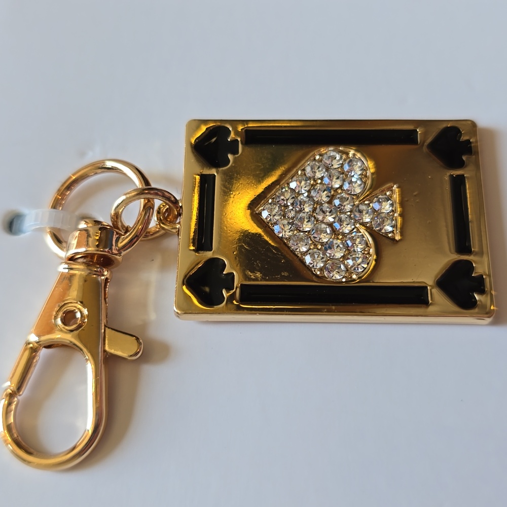 NWT, kate spade new york x Target, Playing Card Bag Charm Keychain - Picture 9 of 11